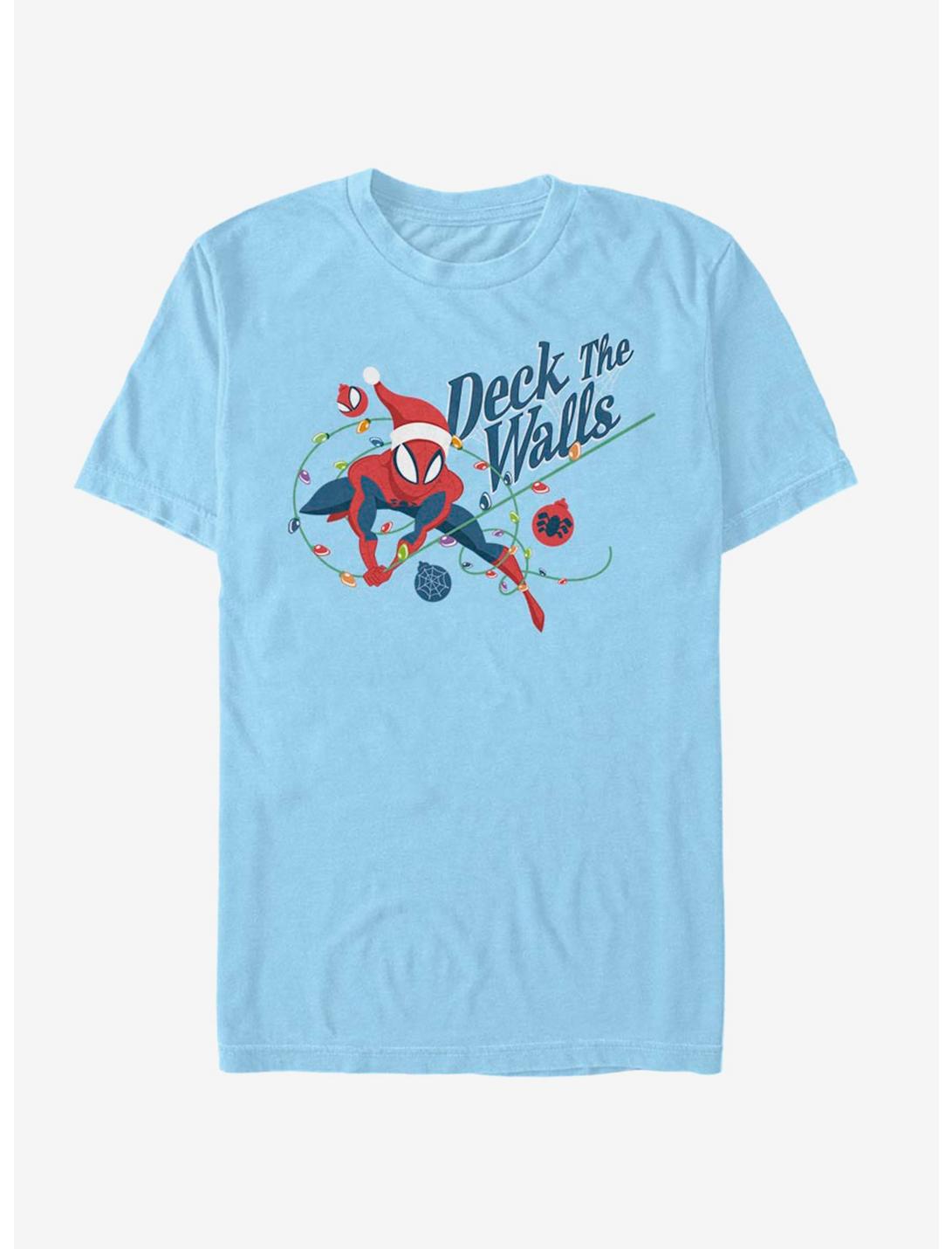 Marvel Spider-Man Deck The Walls T-Shirt - BLUE | BoxLunch