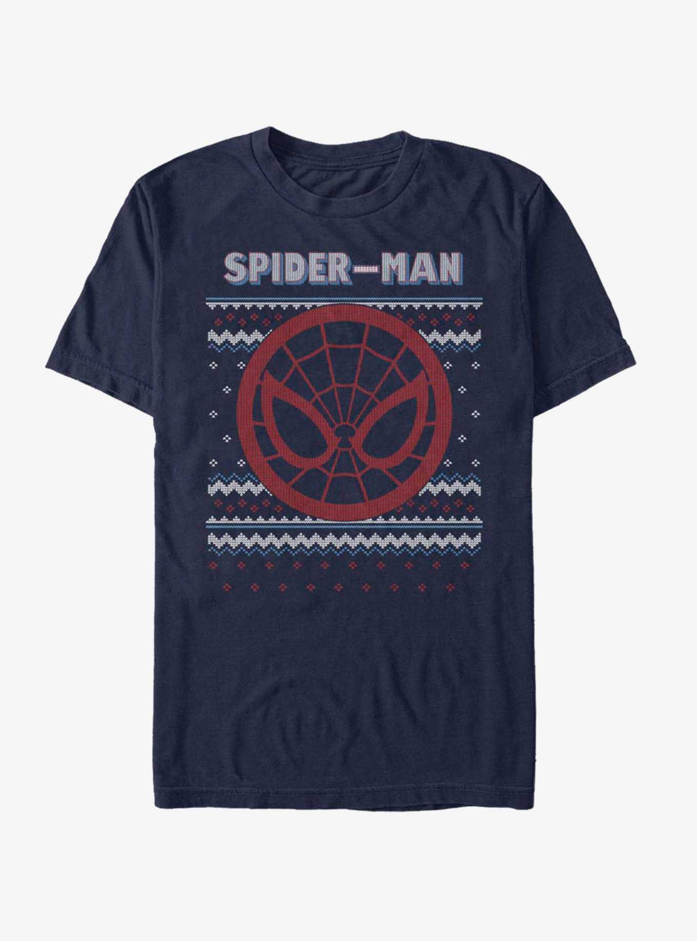 Marvel Spider-Man Spidey Christmas Pattern T-Shirt, , hi-res