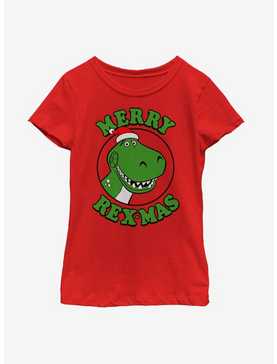 Disney Pixar Toy Story Merry Rexmas Youth Girls T-Shirt, , hi-res