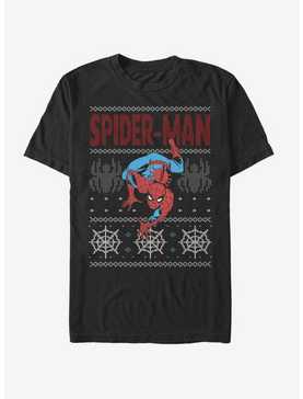 Marvel Spider-Man Christmas Pattern Spidey T-Shirt, , hi-res