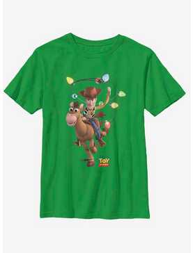 Disney Pixar Toy Story Woody Holiday Lasso Youth T-Shirt, , hi-res