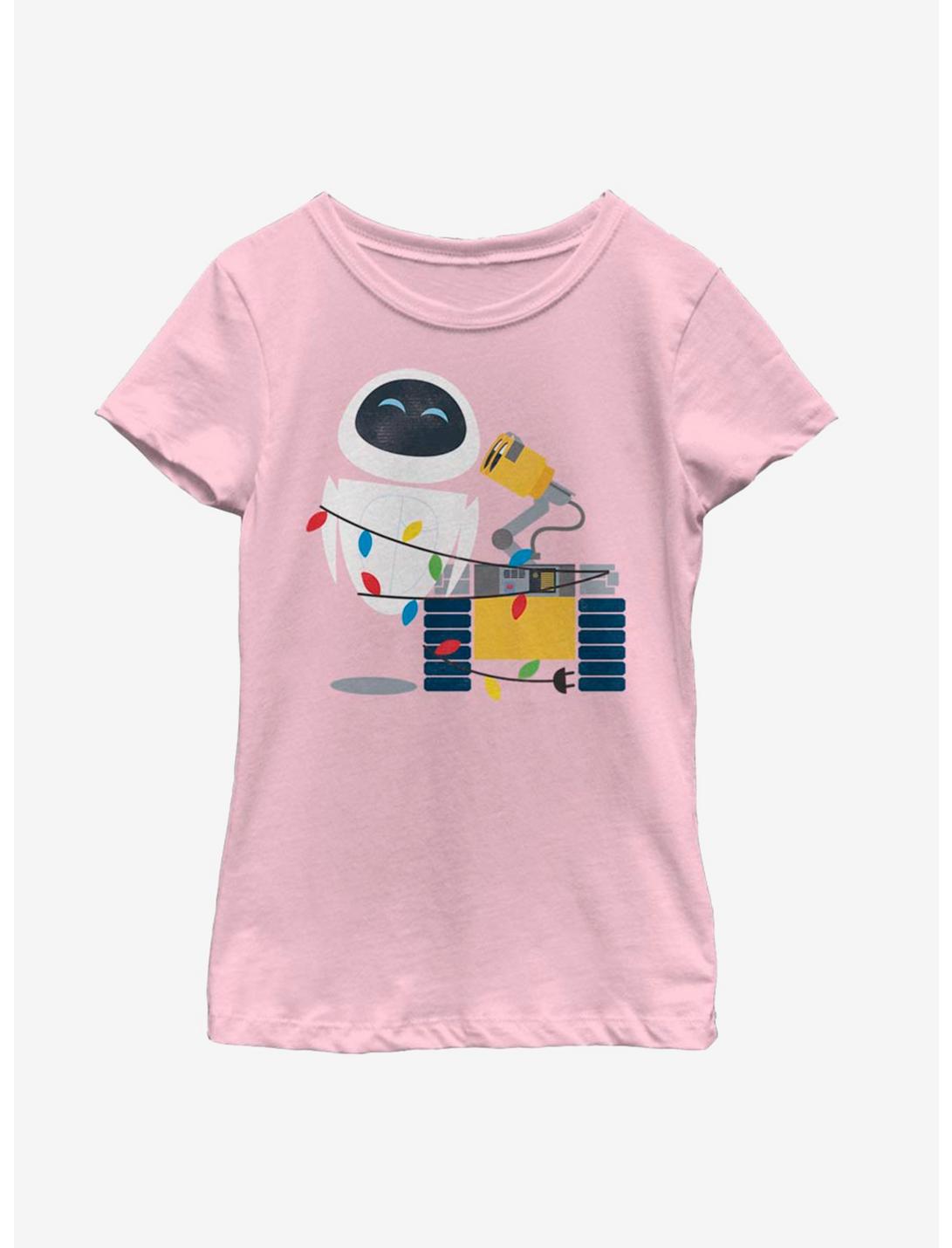 Disney Pixar Wall-E Eve Holiday Youth Girls T-Shirt, PINK, hi-res