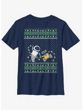Disney Pixar Wall-E Eve Christmas Pattern Youth T-Shirt, , hi-res