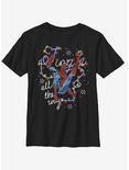 Marvel Spider-Man Jingle All The Way Youth T-Shirt, BLACK, hi-res