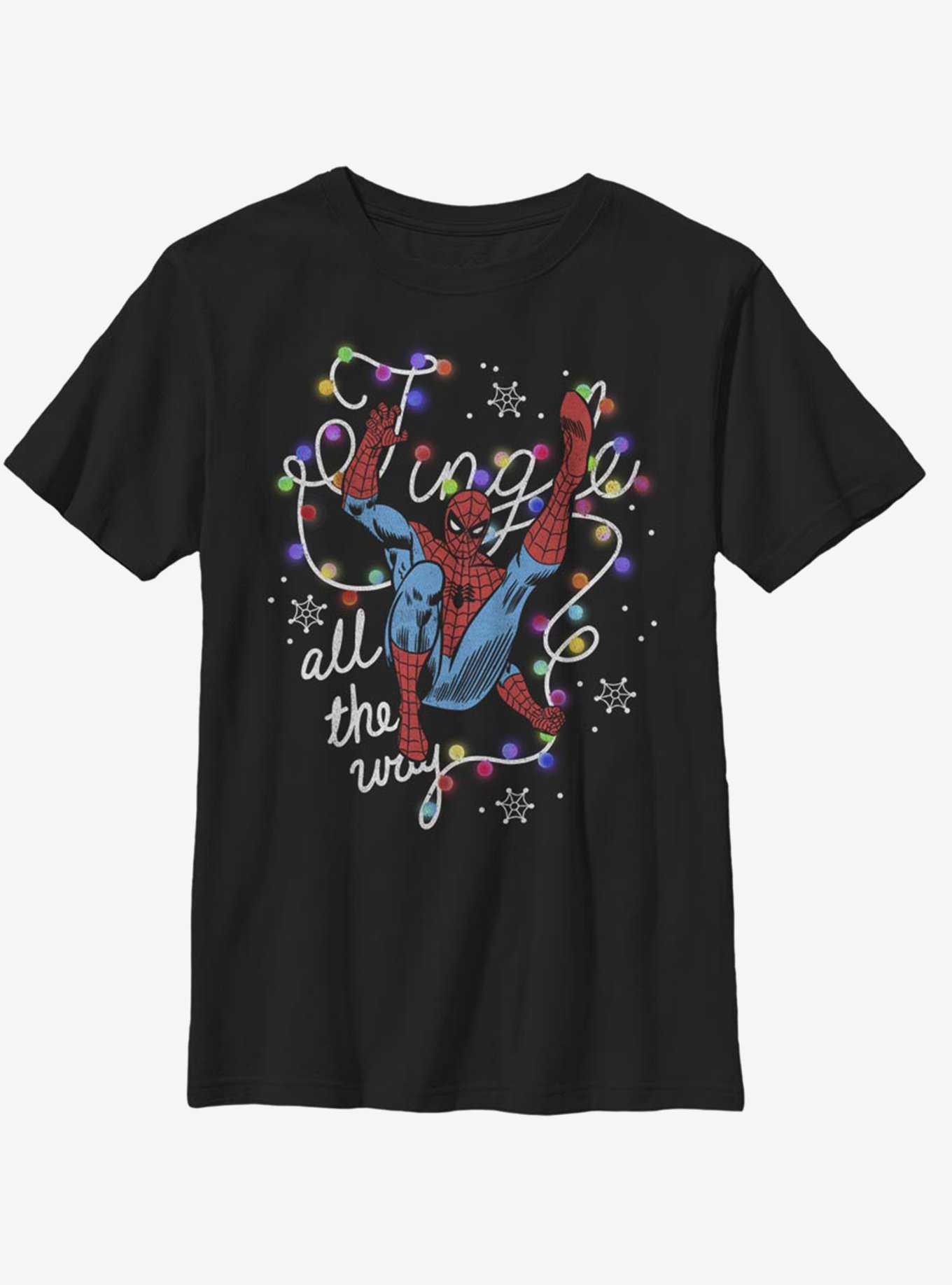 Marvel Spider-Man Jingle All The Way Youth T-Shirt, , hi-res