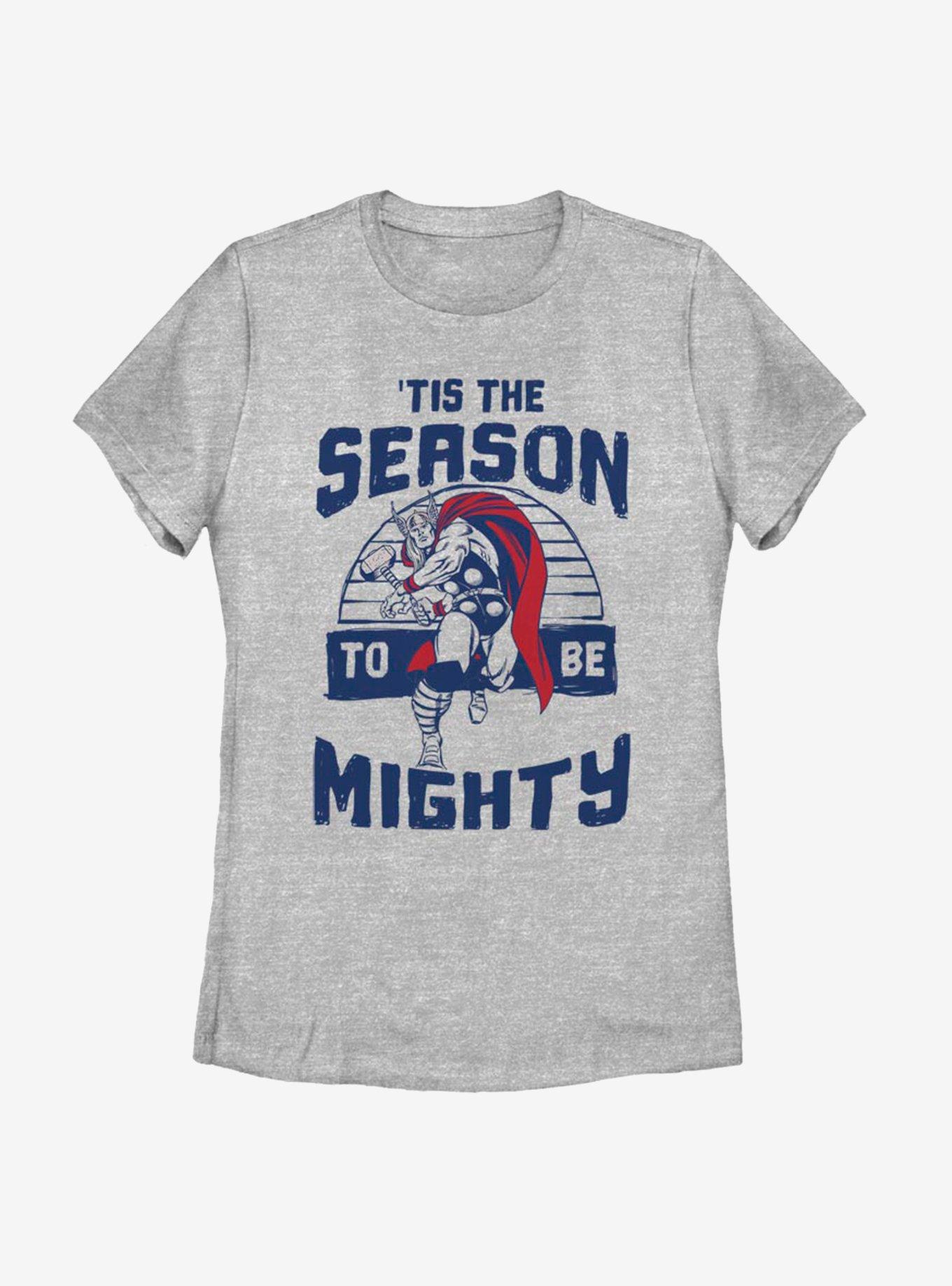 Marvel Thor Mighty Season Womens T-Shirt, ATH HTR, hi-res
