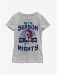 Marvel Thor Mighty Season Youth Girls T-Shirt, ATH HTR, hi-res