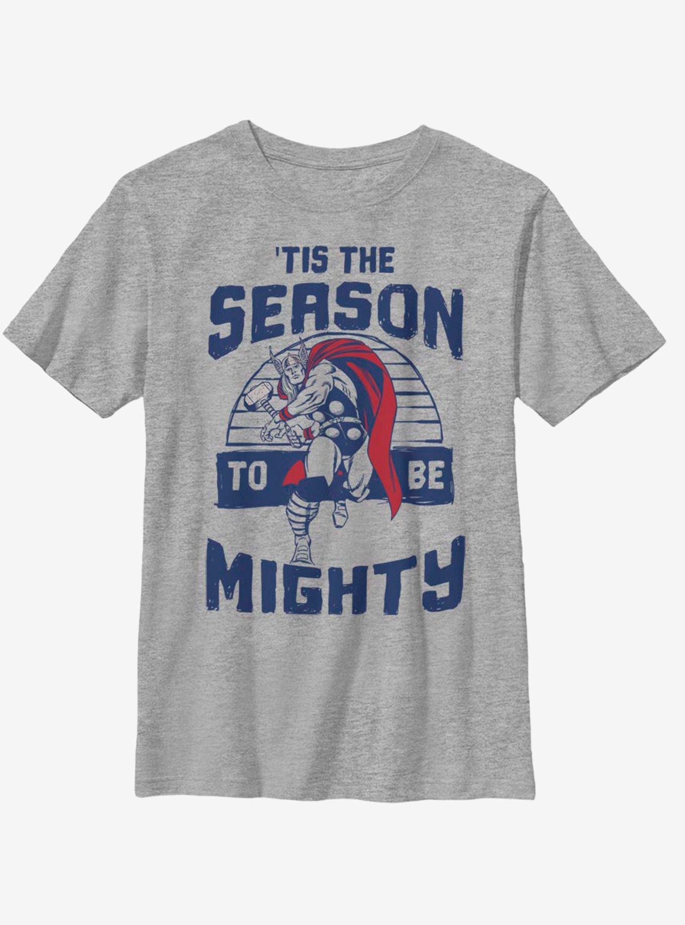 Marvel Thor Mighty Season Youth T-Shirt, ATH HTR, hi-res