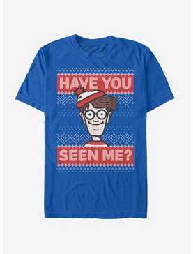 Where's Waldo Waldo Seen Me Christmas Pattern T-Shirt, , hi-res