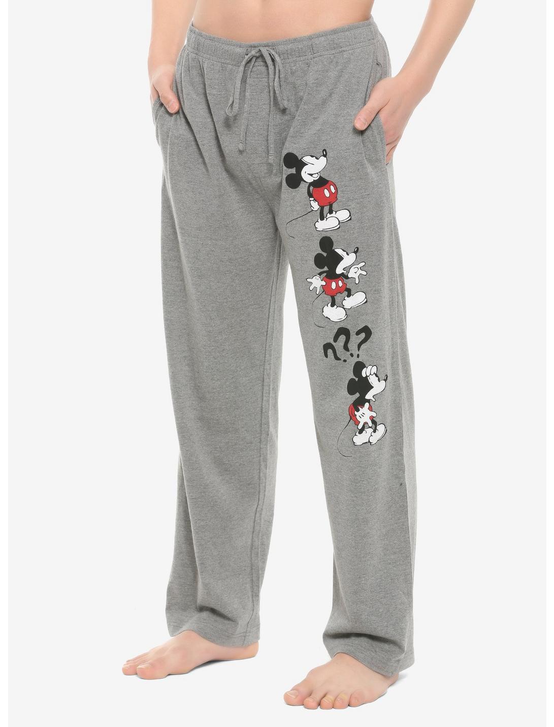 Disney Mickey Mouse Classic Reactions Pajama Pants, HEATHER GREY, hi-res