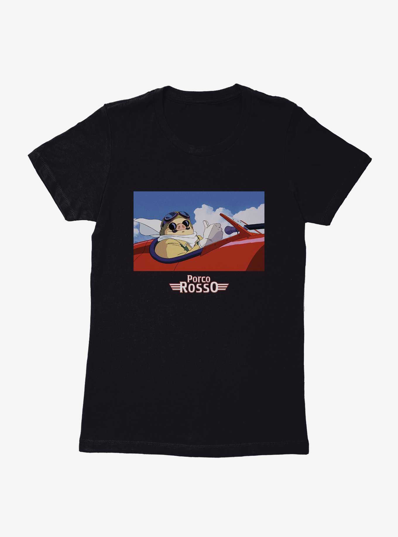 Studio Ghibli Porco Rosso Jet Womens T-Shirt, , hi-res