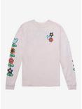 Disney Mickey Mouse Let Love Grow Long Sleeve T-Shirt - BoxLunch Exclusive, BLUE, hi-res