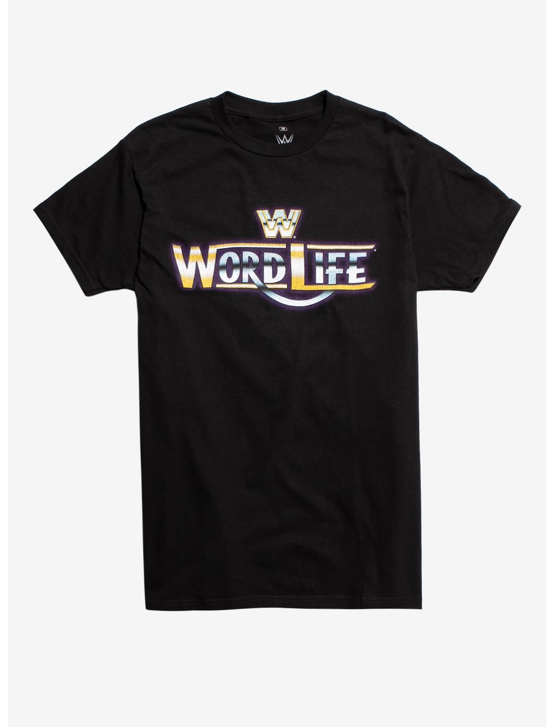 WWE World Life Logo T-Shirt, BLACK, hi-res