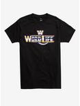WWE World Life Logo T-Shirt, BLACK, hi-res