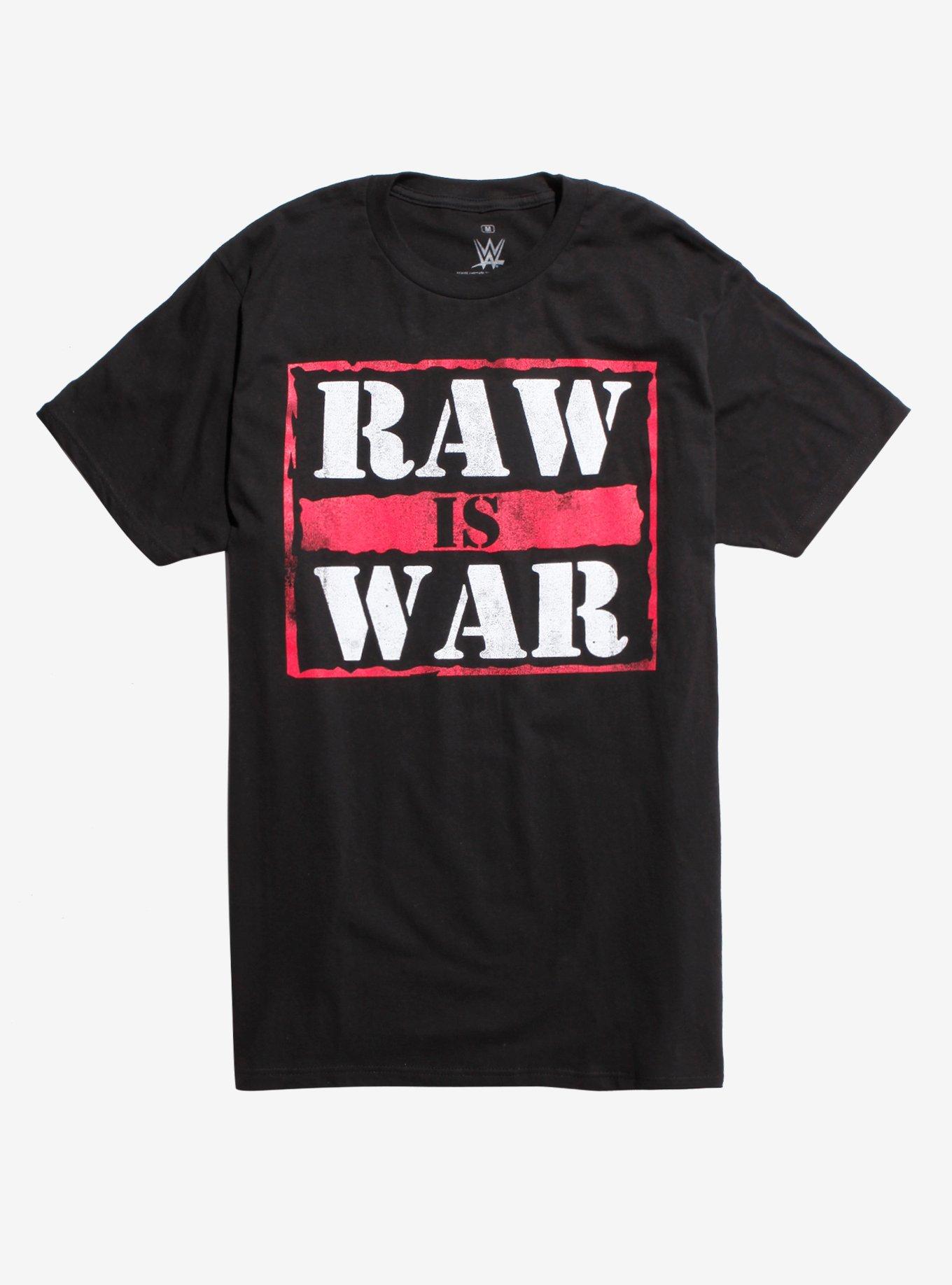 WWE Raw Is War T-Shirt, BLACK, hi-res