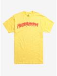 WWE Hulkamania Logo T-Shirt, YELLOW, hi-res