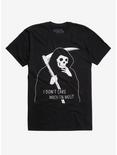 I Don't Care T-Shirt By Josh Snitgen, BLACK, hi-res