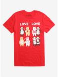 Love Is Love T-Shirt By Tobe Fonseca, RED, hi-res