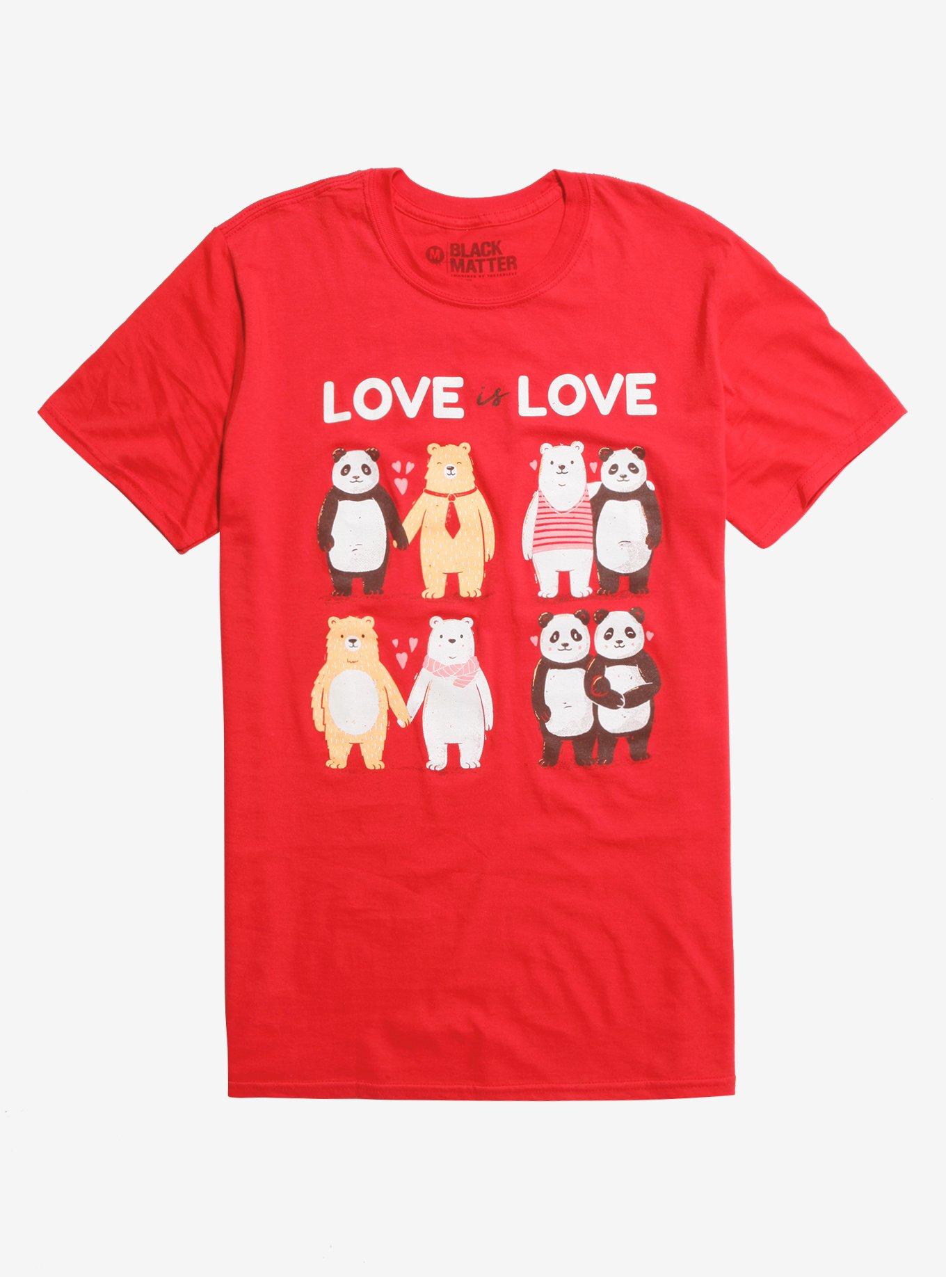 Love Is Love T-Shirt By Tobe Fonseca, RED, hi-res