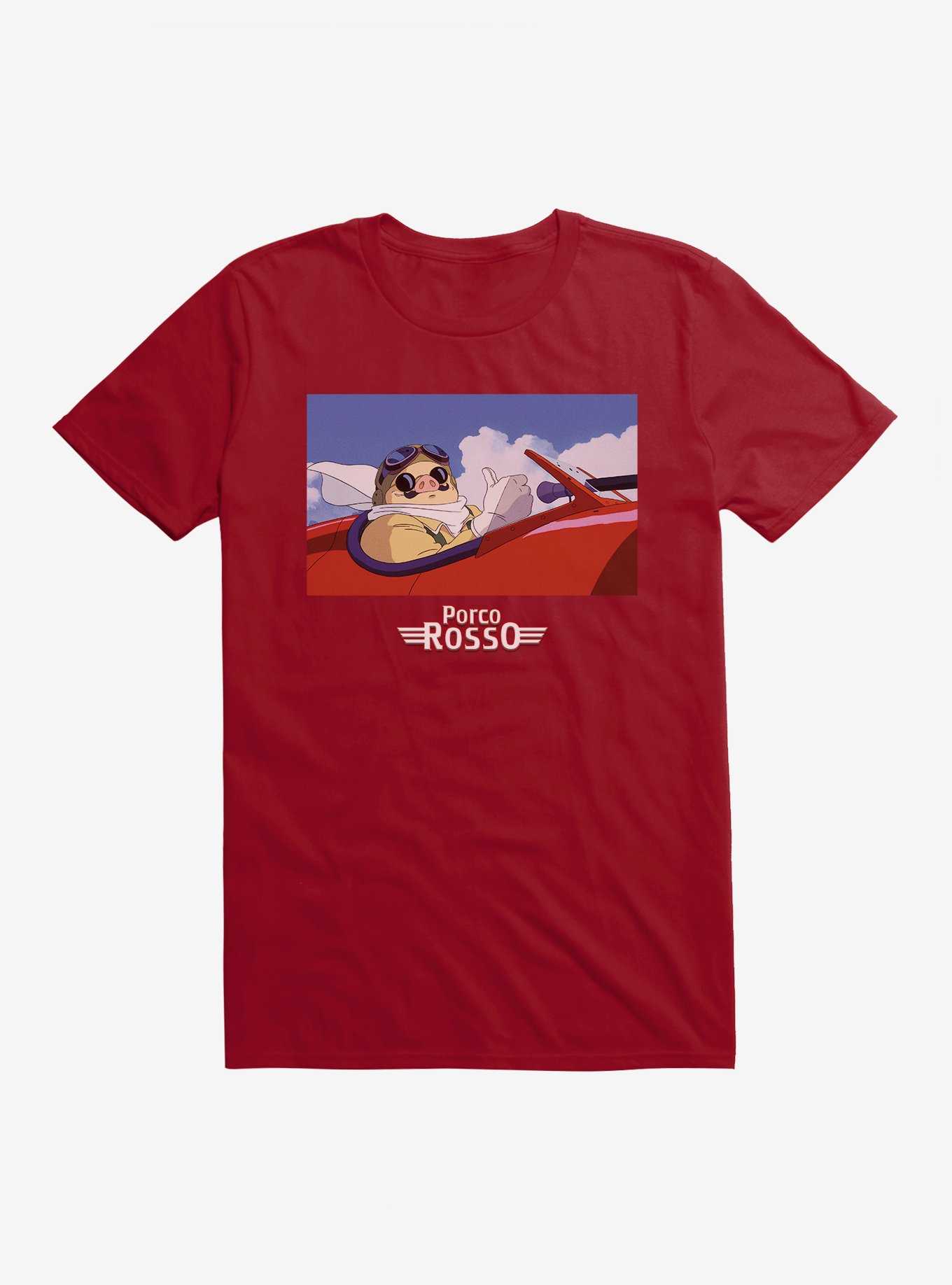 Studio Ghibli Porco Rosso Jet T Shirt