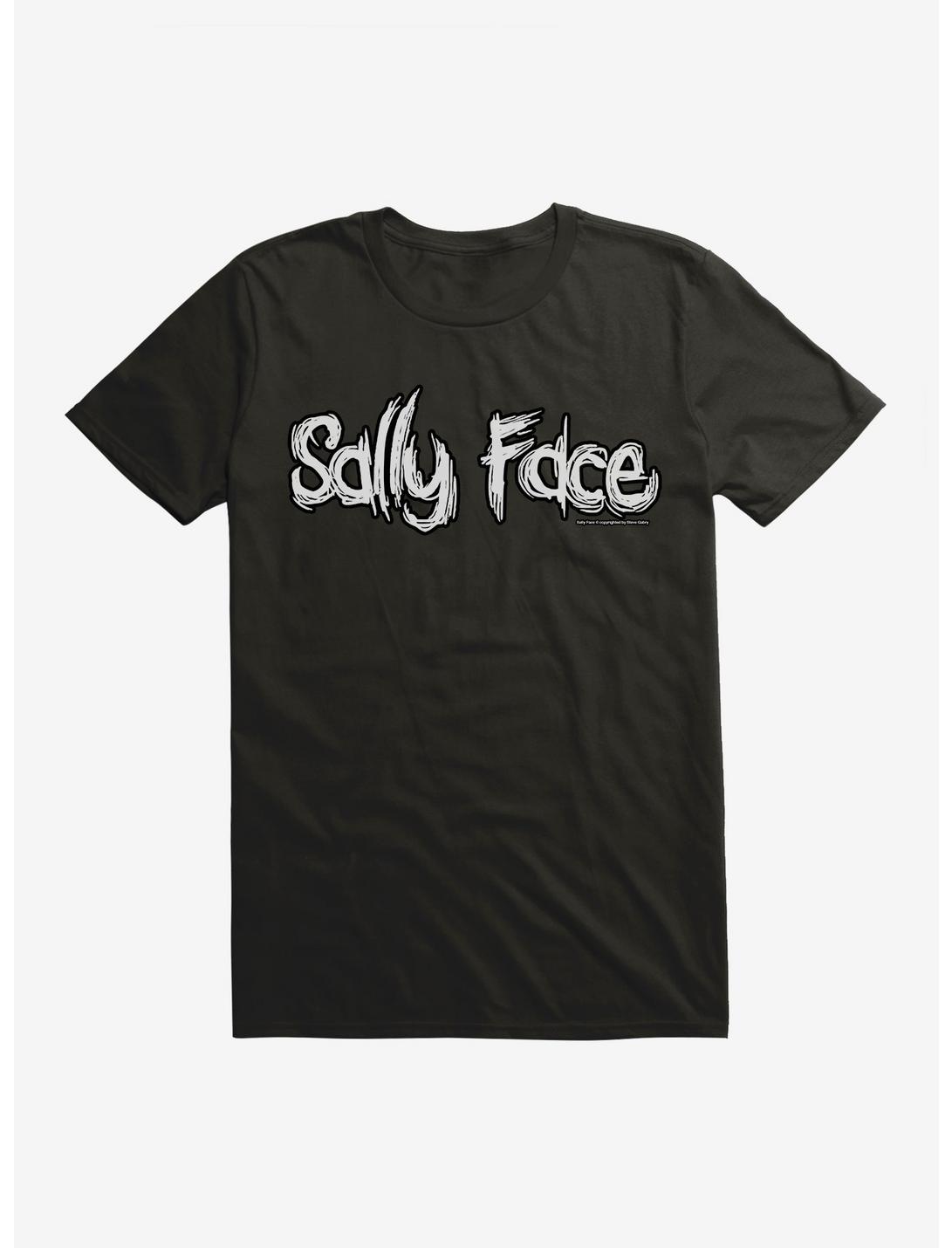 Sally Face Title Script T-Shirt, BLACK, hi-res