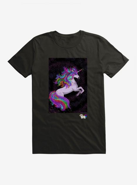 Cupcakes Chronicles Rainbow Unicorn T-Shirt - BLACK | Hot Topic