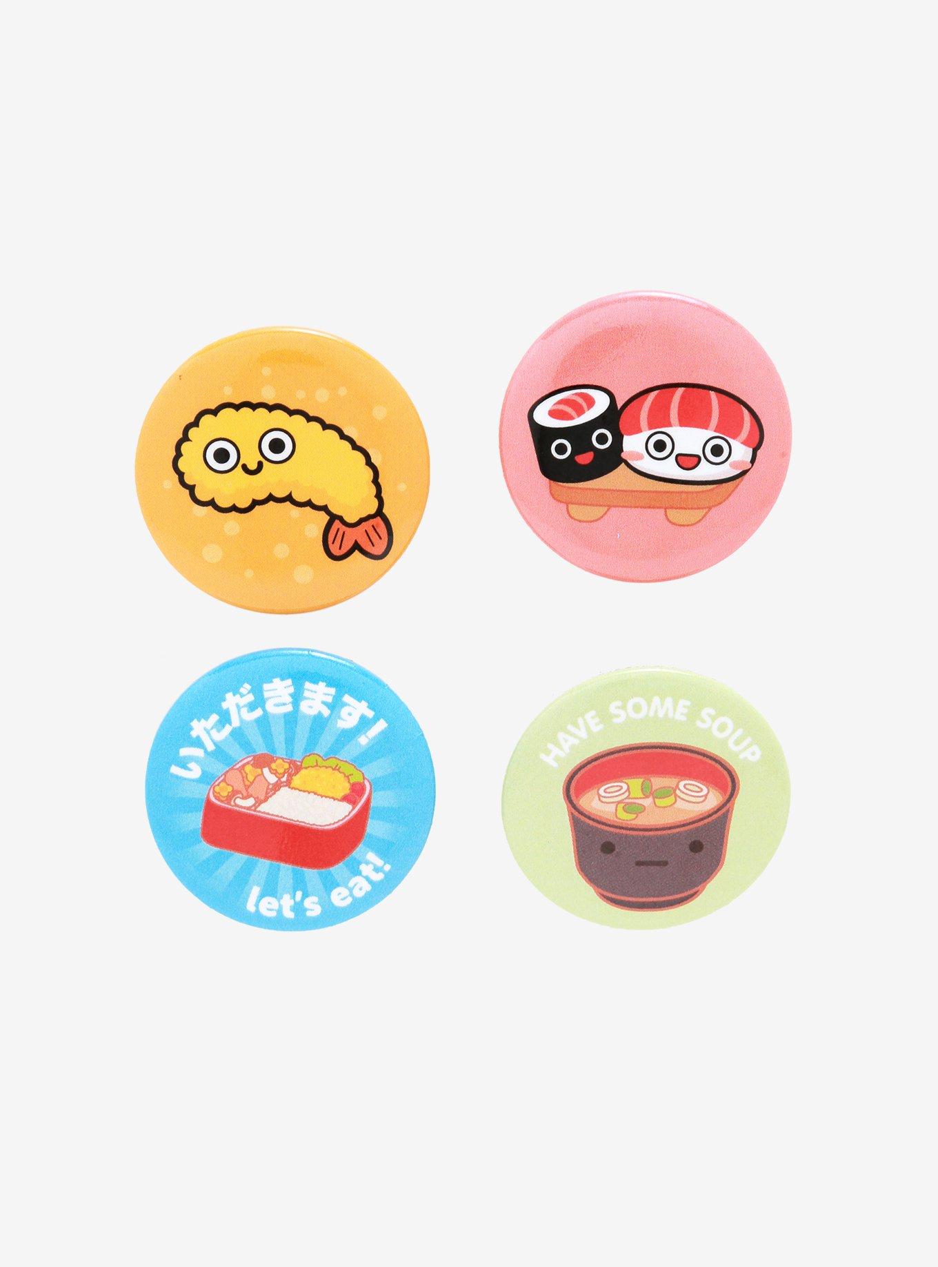 Tokyo Foods Button Set, , hi-res