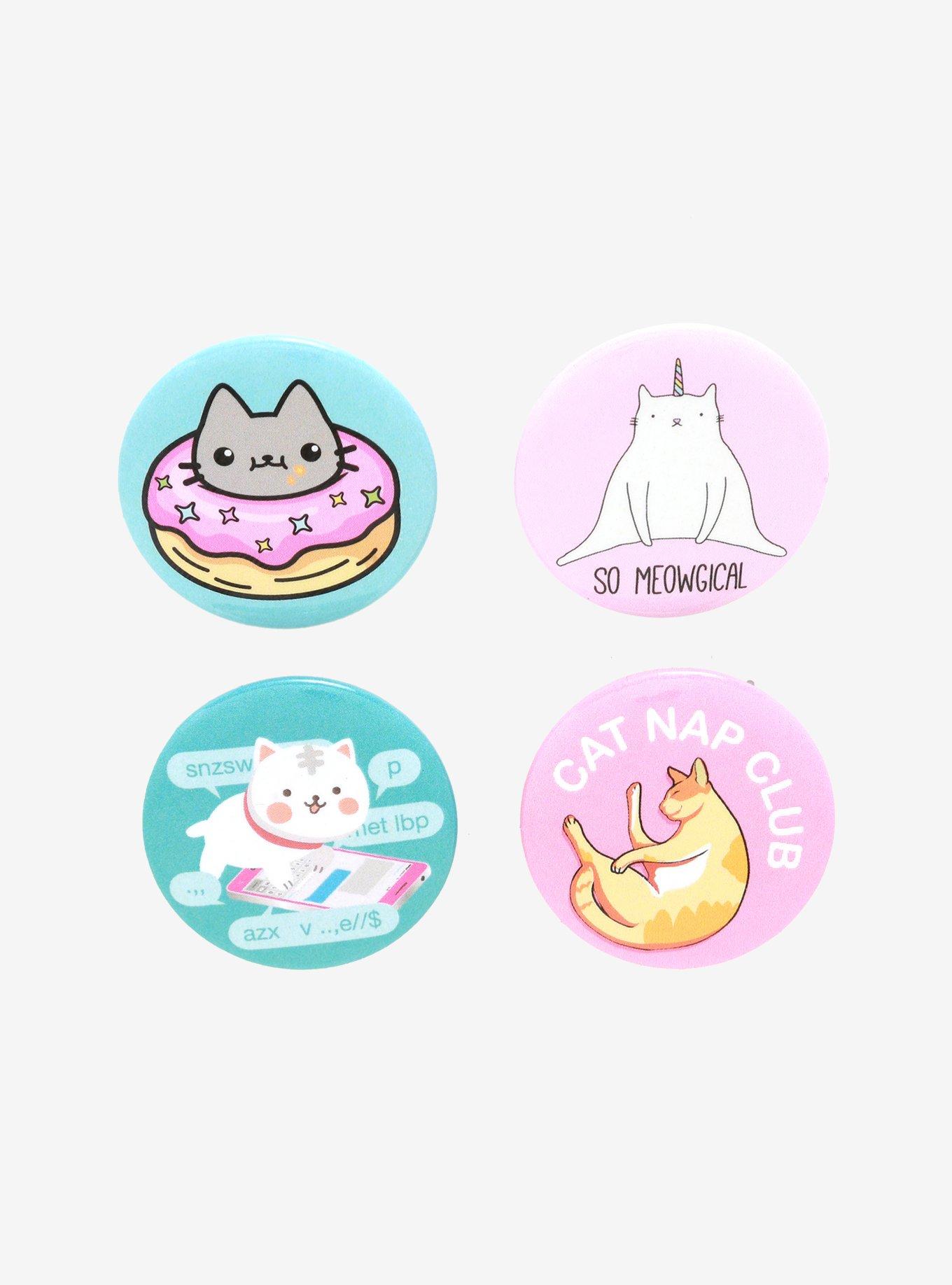 Cat Button Set, , hi-res