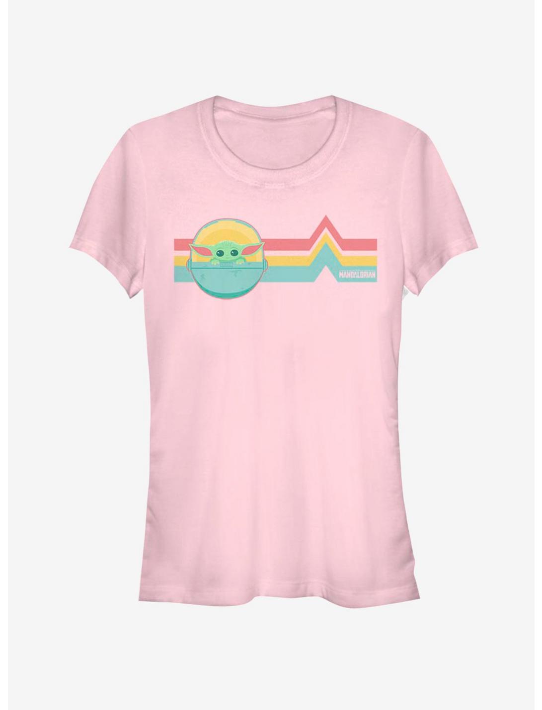 Star Wars The Mandalorian Rainbow Child Girls T-Shirt, LIGHT PINK, hi-res