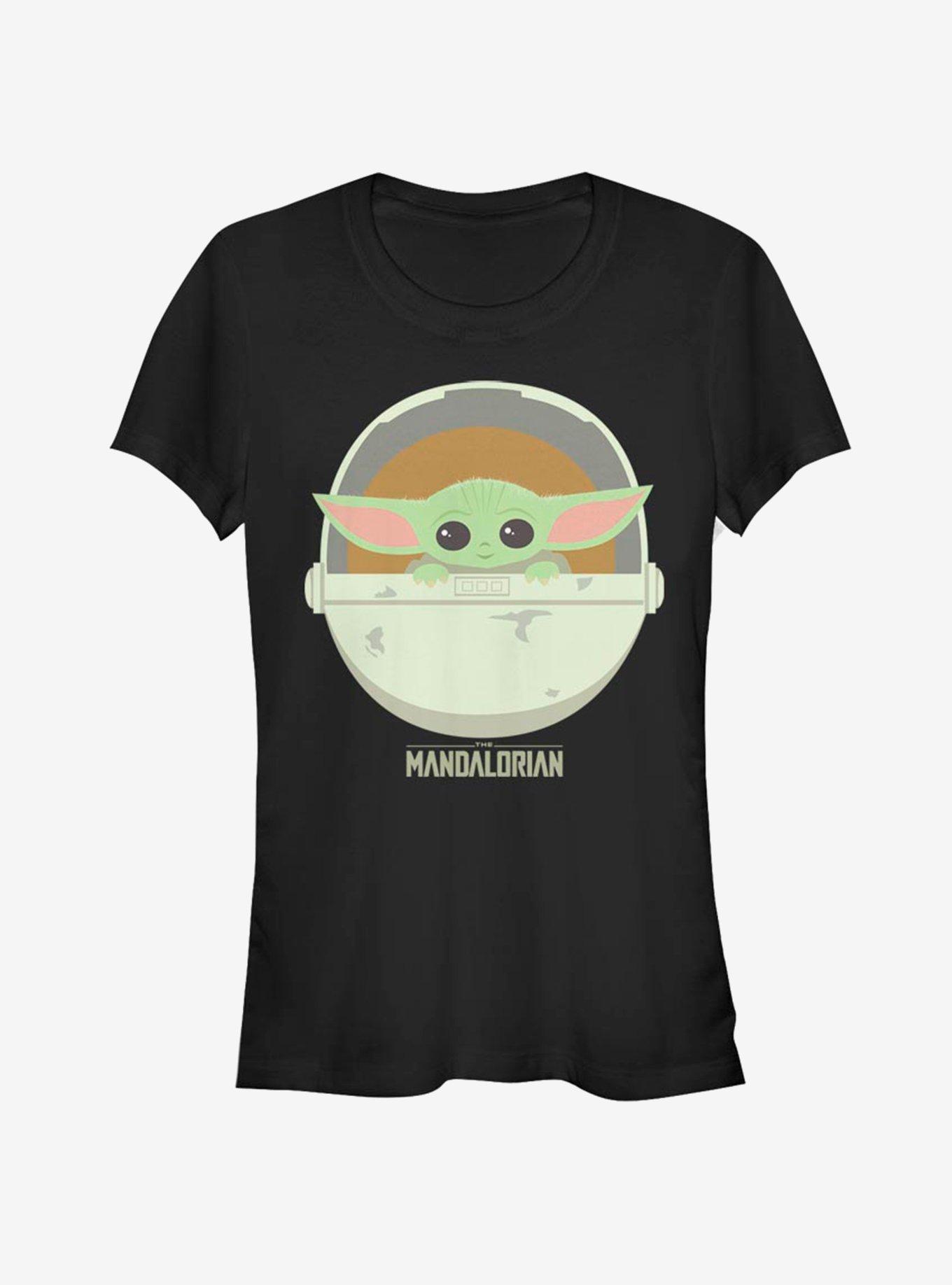 Star Wars The Mandalorian The Child Cute Bassinet Girls T-Shirt, BLACK, hi-res
