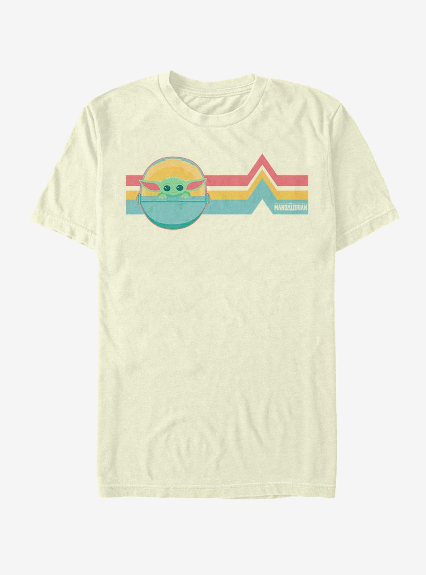 The Mandalorian Rainbow Child T-Shirt, NATURAL, hi-res