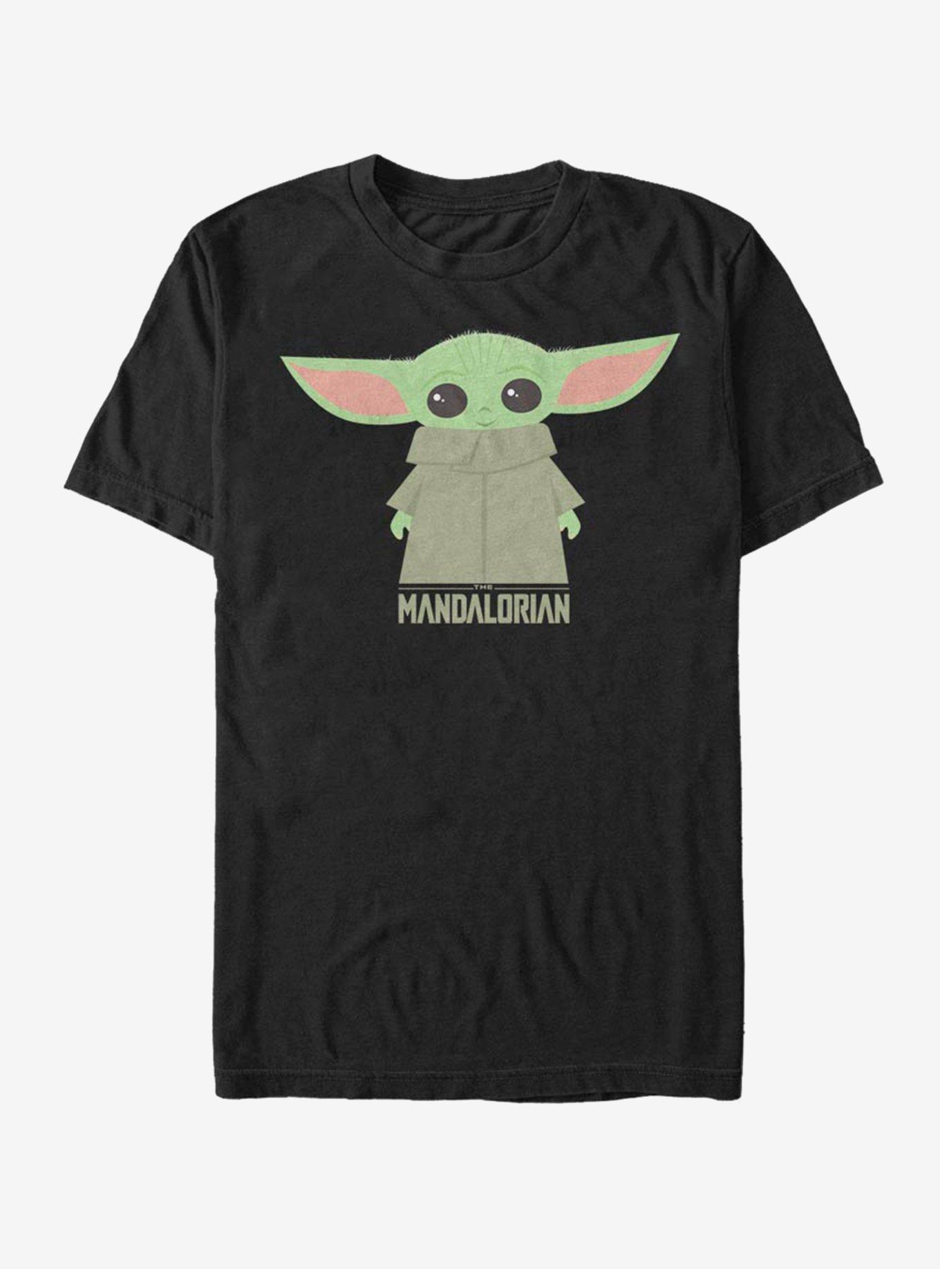 The Mandalorian The Child Cute Stance T-Shirt, BLACK, hi-res