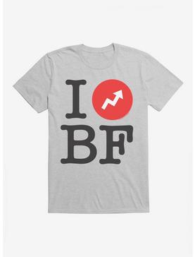 Buzzfeed I Heart Buzzfeed Logo T-Shirt, HEATHER GREY, hi-res