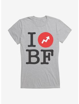 Buzzfeed I Heart Buzzfeed Logo Girls T-Shirt, HEATHER, hi-res