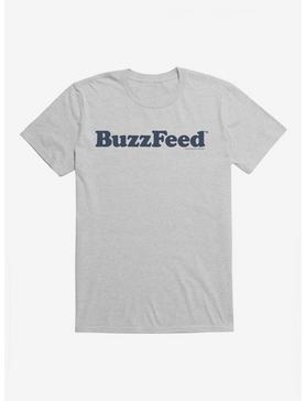Buzzfeed Name Logo T-Shirt, HEATHER GREY, hi-res