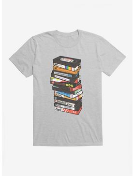 Buzzfeed VHS Tapes T-Shirt, HEATHER GREY, hi-res