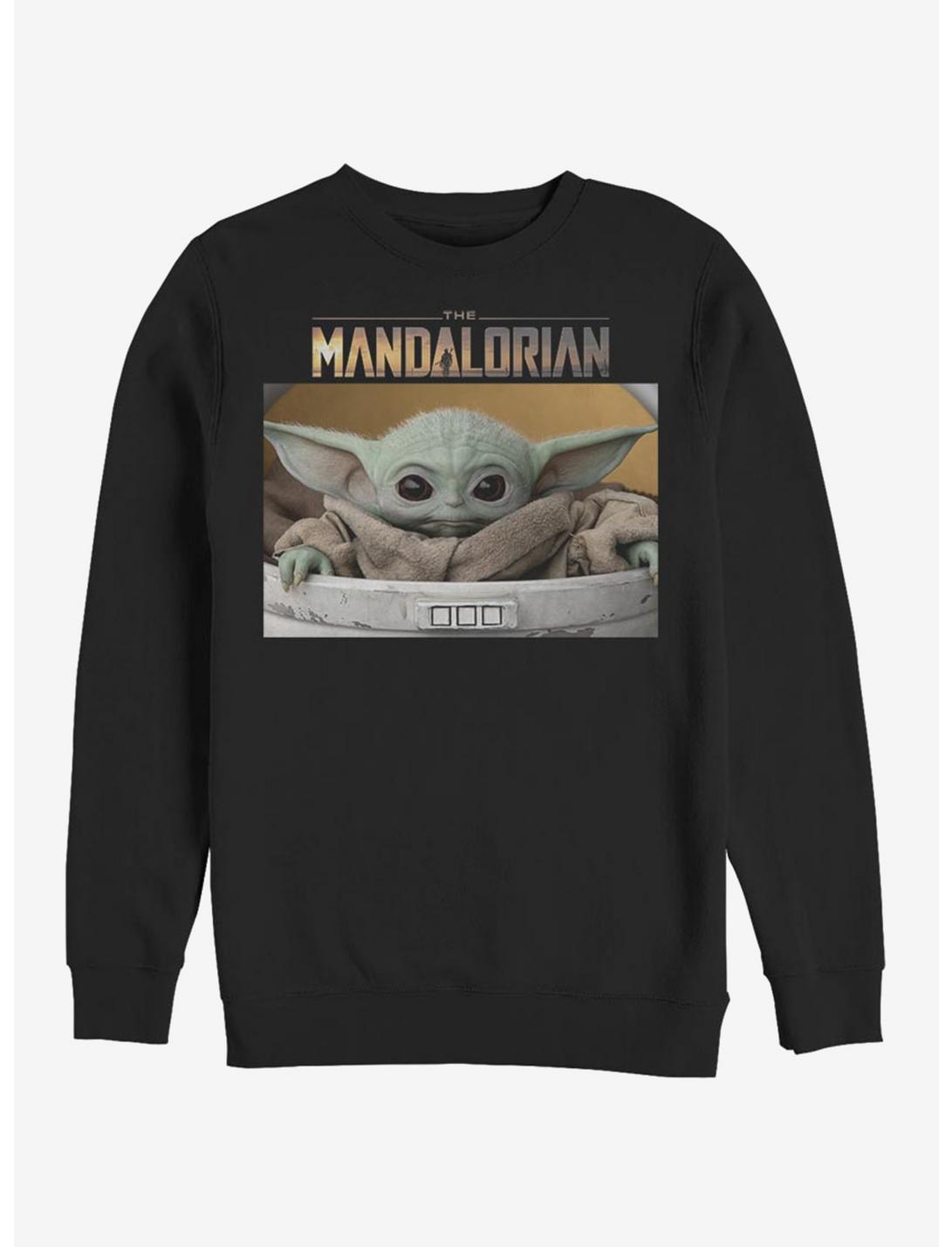 Star Wars The Mandalorian The Child Small Box Sweatshirt, BLACK, hi-res