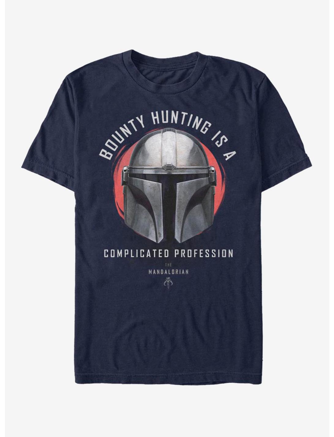 Star Wars The Mandalorian Bounty Hunting T-Shirt, NAVY, hi-res