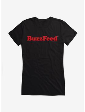 Buzzfeed Red Name Logo Girls T-Shirt, , hi-res