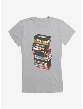 Buzzfeed VHS Tapes Girls T-Shirt, HEATHER, hi-res