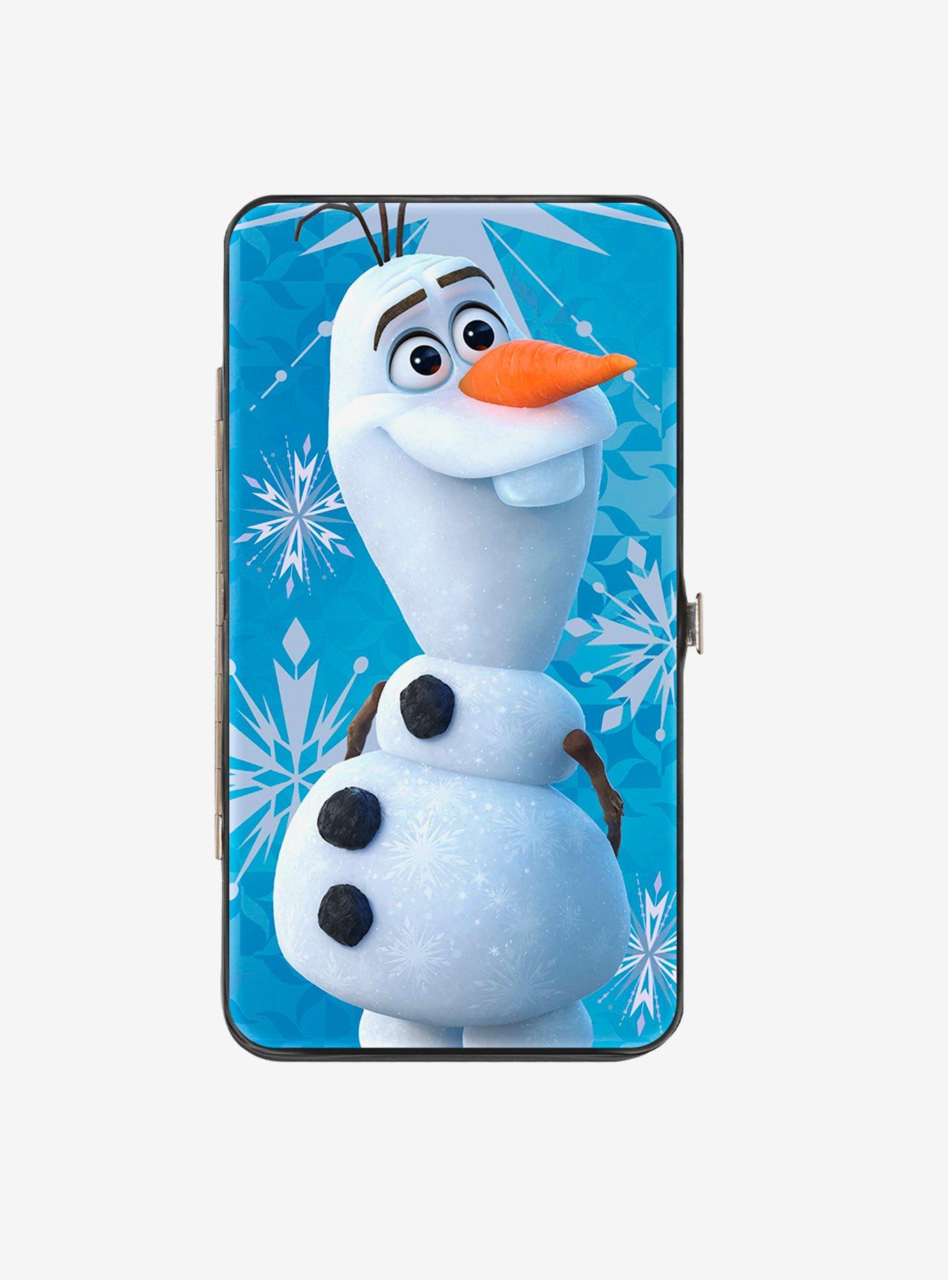 Disney Frozen 2 Olaf Smiling Pose Snowflakes Hinge Wallet, , hi-res