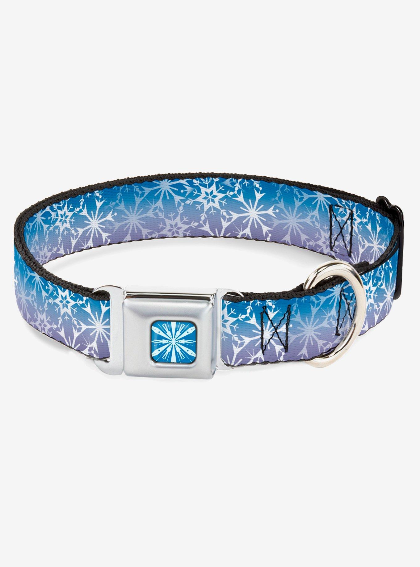 Disney Frozen 2 Snowflakes Dog Collar Seatbelt Buckle, , hi-res