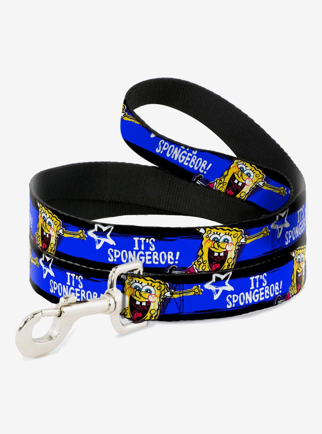 Spongebob Squarepants Pose It's Spongebob Blue Dog Leash, , hi-res