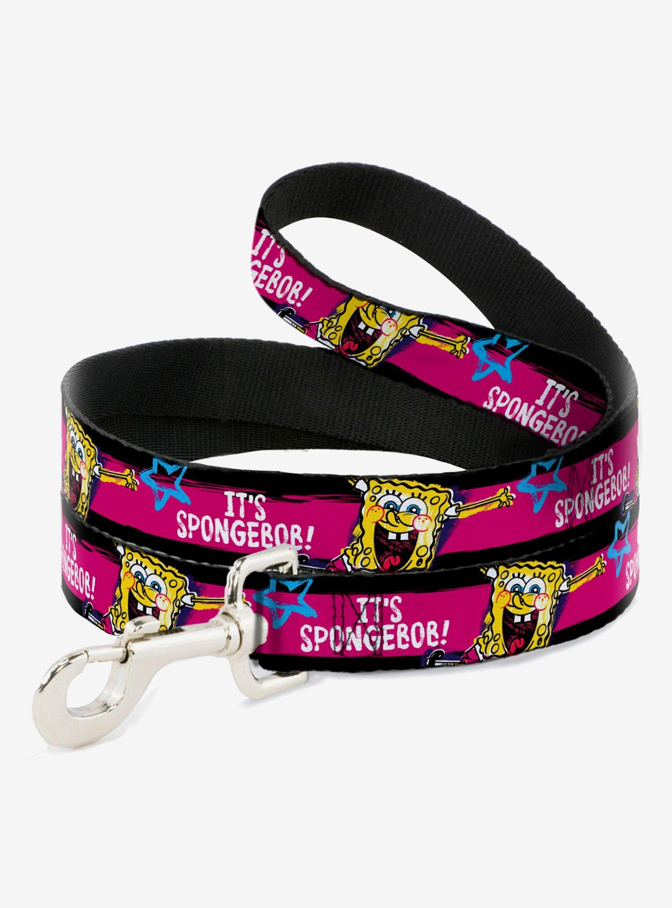 Spongebob Squarepants Pose It's Spongebob Pink Dog Leash, , hi-res