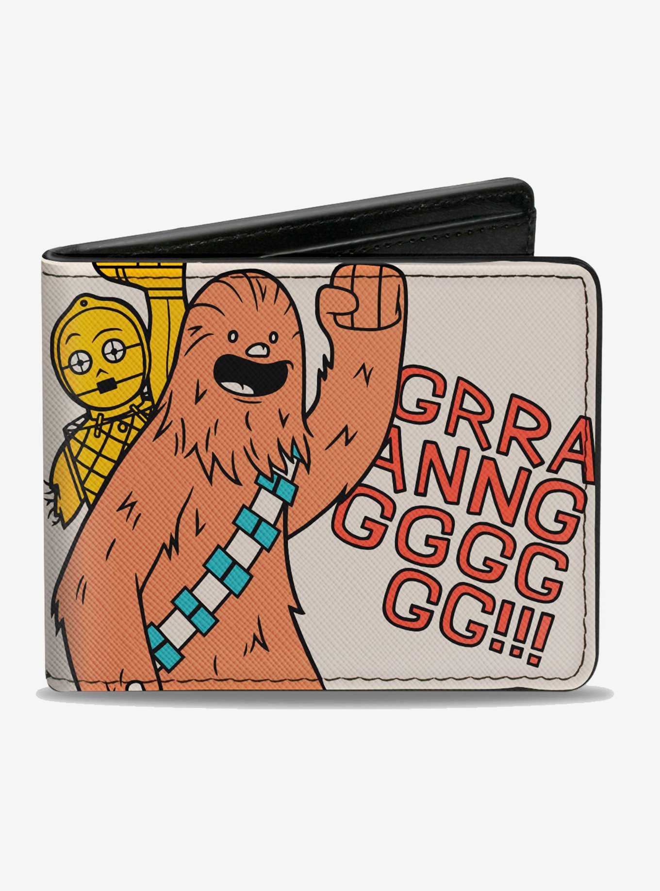 Star Wars Chewbacca Carrying C-3PO, R2-D2 Bi-fold Wallet, , hi-res