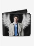 Supernatural Castiel Angel Wings Pose Logo Bi-fold Wallet, , hi-res