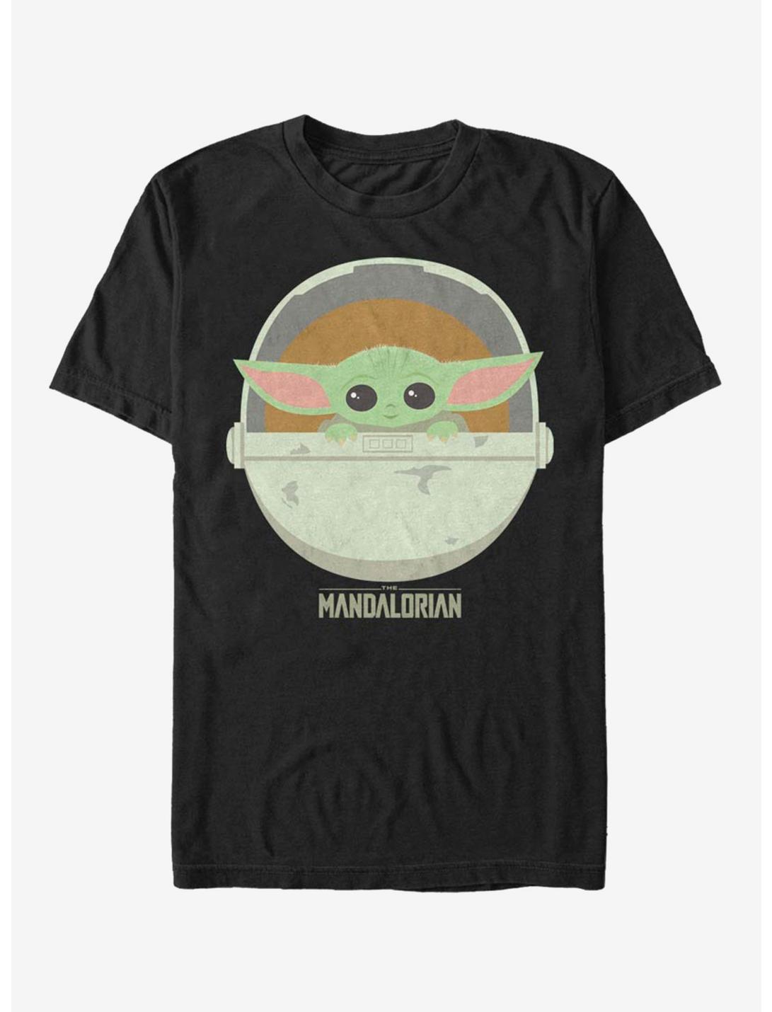 Star Wars The Mandalorian The Child Cute Bassinet T-Shirt, BLACK, hi-res