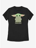 Star Wars The Mandalorian The Child Covered Face Womens T-Shirt, BLACK, hi-res