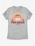 Star Wars The Mandalorian The Child Sunset Ride Womens T-Shirt, ATH HTR, hi-res