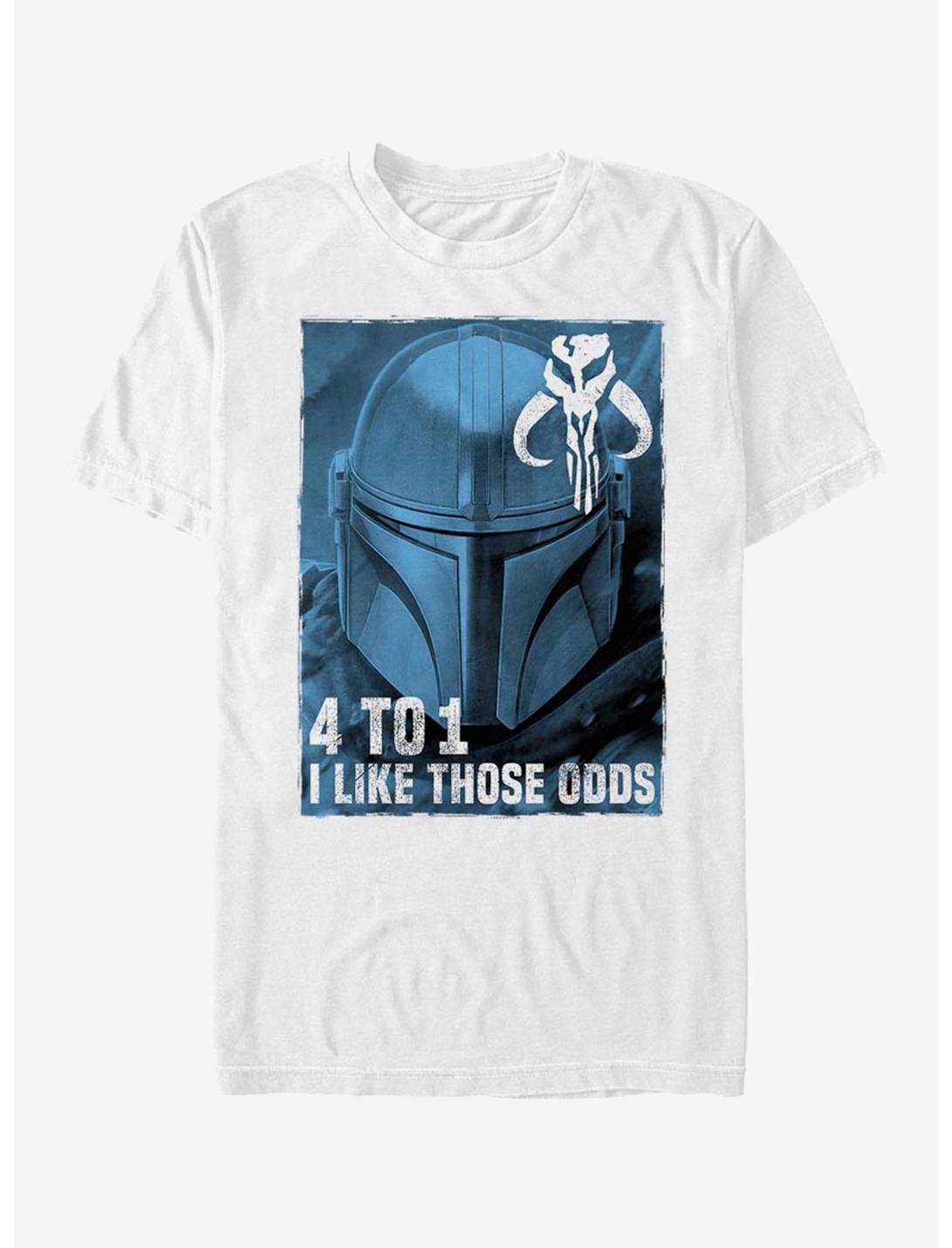 Star Wars The Mandalorian Good Odds T-Shirt, WHITE, hi-res